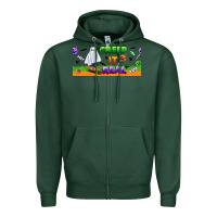 Sports Green creep it real libbey glass Zipper Hoodie - BundleAndBundleShop
