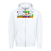 White creep it real libbey glass Zipper Hoodie - BundleAndBundleShop