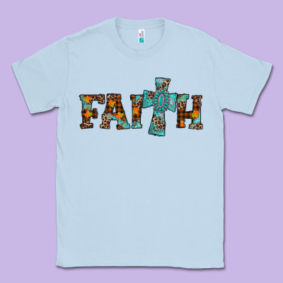 Faith Thanksgiving Cross Classic Tee Designed By Adodesignshop