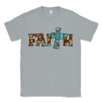 Heather Grey faith thanksgiving cross Classic Tee - AdoDesignShop