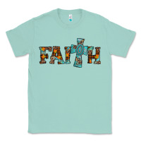 Seafoam faith thanksgiving cross Classic Tee - AdoDesignShop