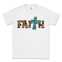 White faith thanksgiving cross Classic Tee - AdoDesignShop