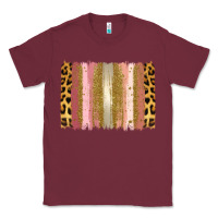 Burgundy XOXO Brushstrokes Valentines Day Classic Tee - Jasminsmagicworld