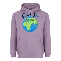 Lavender God So Loves Heavyweight Hoodie - Bettercallsaul
