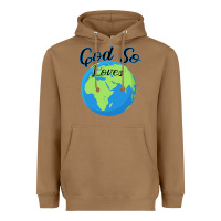 Toasted Coconut God So Loves Heavyweight Hoodie - Bettercallsaul