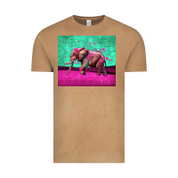 Vintage Camel colorful elephant Vintage Tee - LillyAllenDesigns