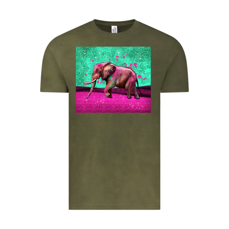 Colorful Elephant Vintage Tee by LillyAllenDesigns | Teevron