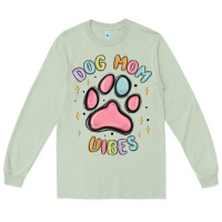 Matcha dog mom vibes Long Sleeve Tee - MaliasSmallBusiness
