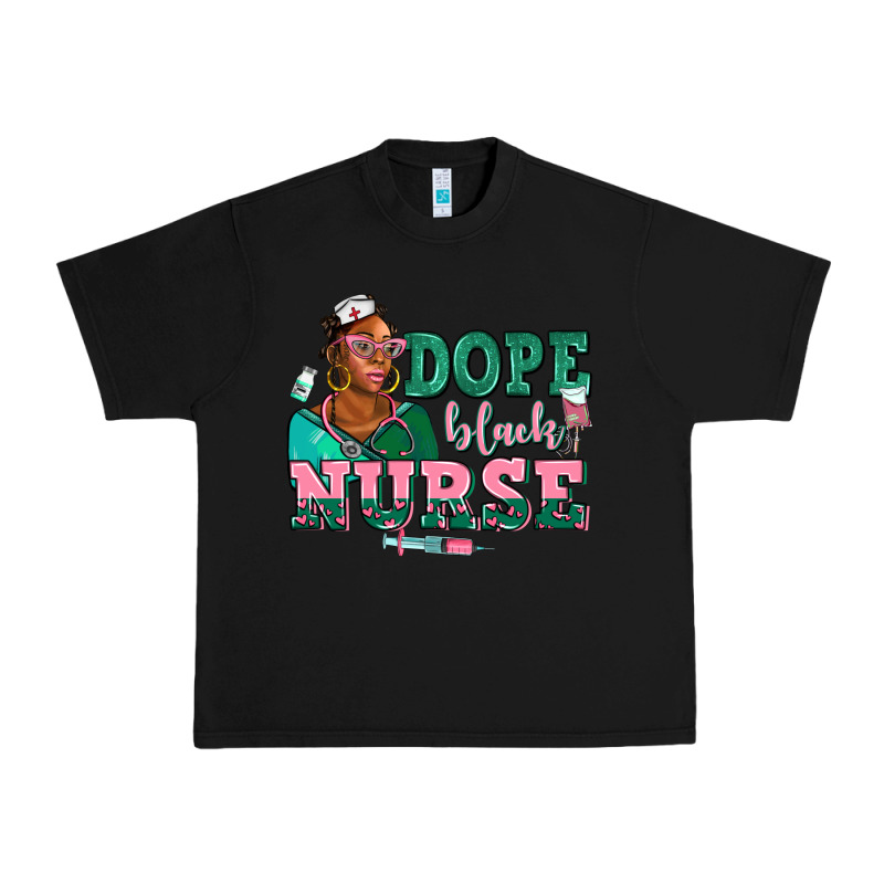 Afro  Nurse Dope Black Urban Heavy Tee by AdoDesignShop | Teevron