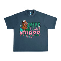 Midnight Navy afro  nurse dope black Urban Heavy Tee - AdoDesignShop