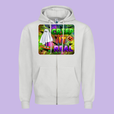 Creep It Real Mousepad Zipper Hoodie Designed By Bundleandbundleshop