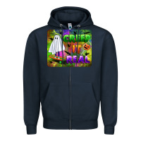 Navy creep it real mousepad Zipper Hoodie - BundleAndBundleShop