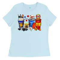 Baby Blue dispatcher coffee cups Ladies Tee - Zillion Design Studio