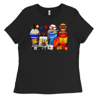 Black dispatcher coffee cups Ladies Tee - Zillion Design Studio