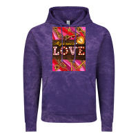 Cloud Purple all you need is love Vintage Hoodie - AdoDesignShop
