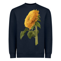 Navy teddy bear sunflower Heavyweight Sweatshirt - LillyAllenDesigns