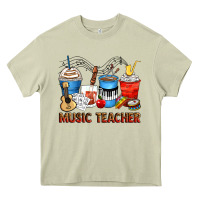 Mossy music teacher coffee cups Heavy Core Tee - Zillion Design Studio
