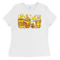 White childhood cancer coffee cups Ladies Tee - Zillion Design Studio