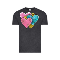 Vintage Black hearts Vintage Tee - AdoDesignShop