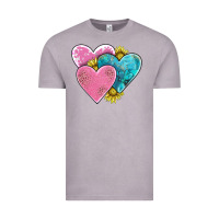 Vintage Zinc hearts Vintage Tee - AdoDesignShop