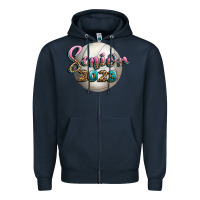 Navy volleyball senior 2023 Zipper Hoodie - BundleAndBundleShop