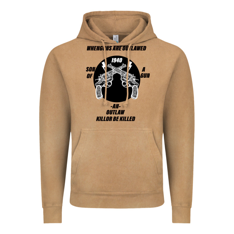 Guns - When Guns Are Outlawed I'll Be Outlaw Vintage Hoodie by Bettercallsaul | Teevron