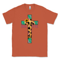 Copper Believe Cross Classic Tee - Jasminsmagicworld