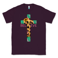 Plum Believe Cross Classic Tee - Jasminsmagicworld