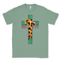 Sage Believe Cross Classic Tee - Jasminsmagicworld