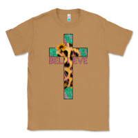 Toasted Coconut Believe Cross Classic Tee - Jasminsmagicworld