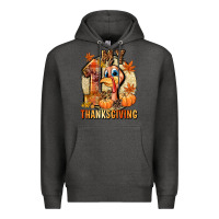 Charcoal Heather My 1st Thanksgiving Premium Hoodie - NancyCooperArtShop