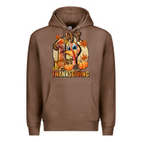 Chestnut My 1st Thanksgiving Premium Hoodie - NancyCooperArtShop