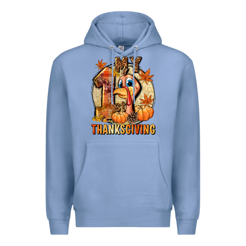 My 1st Thanksgiving Premium Hoodie by NancyCooperArtShop | Teevron