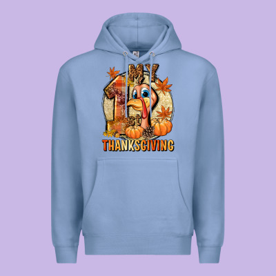 My 1st Thanksgiving Premium Hoodie Designed By Nancycooperartshop