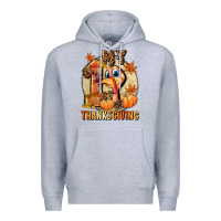 Heather Grey My 1st Thanksgiving Premium Hoodie - NancyCooperArtShop