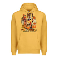 Mustard My 1st Thanksgiving Premium Hoodie - NancyCooperArtShop