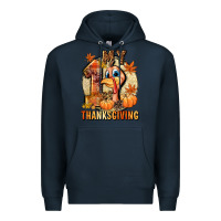 Navy My 1st Thanksgiving Premium Hoodie - NancyCooperArtShop