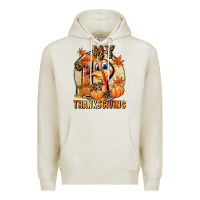 Oatmeal Heather My 1st Thanksgiving Premium Hoodie - NancyCooperArtShop