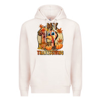 Pale Pink My 1st Thanksgiving Premium Hoodie - NancyCooperArtShop