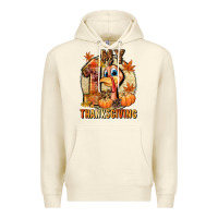 Sandshell My 1st Thanksgiving Premium Hoodie - NancyCooperArtShop