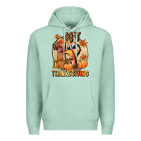 Seafoam My 1st Thanksgiving Premium Hoodie - NancyCooperArtShop