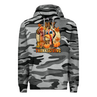 Slate Camo My 1st Thanksgiving Premium Hoodie - NancyCooperArtShop