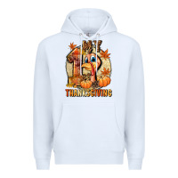 White My 1st Thanksgiving Premium Hoodie - NancyCooperArtShop
