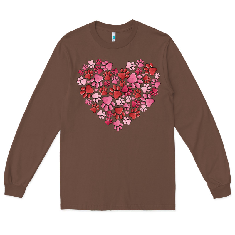 Dog Valentine Long Sleeve Tee by MaliasSmallBusiness | Teevron