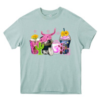 Arona neon western coffee cups Heavy Core Tee - Zillion Design Studio