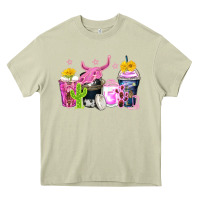 Mossy neon western coffee cups Heavy Core Tee - Zillion Design Studio