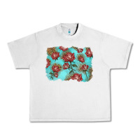 Lunar Rock red roses with leopard background Urban Heavy Tee - LillyAllenDesigns