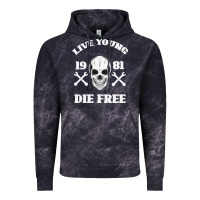 Cloud Black Live Young Die Free Vintage Hoodie - Bettercallsaul