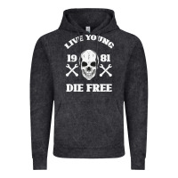 Vintage Black Live Young Die Free Vintage Hoodie - Bettercallsaul
