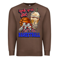 Chestnut Grab your joe let's go Basketball Premium Sweatshirt - NancyCooperArtShop